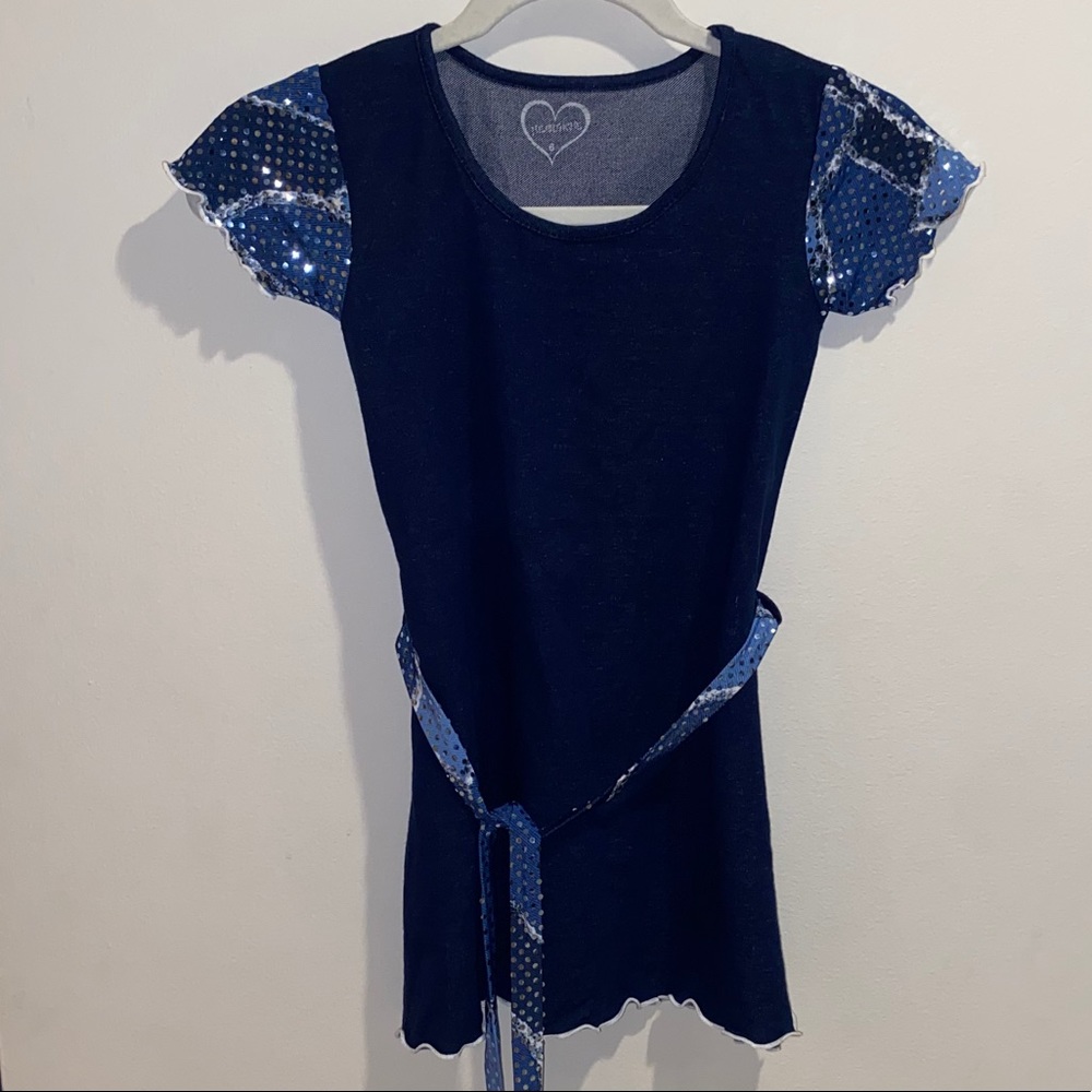 Girls Denim Styled Dress